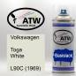 Preview: Volkswagen, Toga White, L90C (1969): 400ml Sprühdose, von ATW Autoteile West.